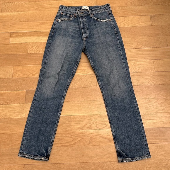 AGOLDE Riley High Rise Straight Jeans - Picture 5 of 8